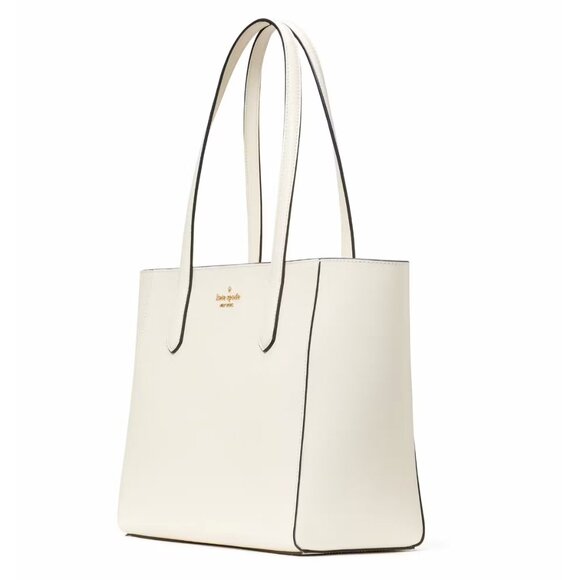 New Kate Spade Staci Medium Tote Saffiano Leather Meringue - Picture 3 of 4